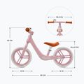 Bicicletta da fondo Kinderkraft Fly Plus rosa cipria 7