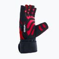 Guanti da allenamento DBX BUSHIDO con velcro lungo e sistema di presa nero/rosso 7