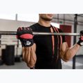 Guanti da allenamento DBX BUSHIDO con velcro lungo e sistema di presa nero/rosso 10