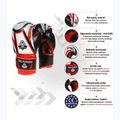 DBX BUSHIDO ARB-407v2 guanti da boxe per bambini neri e rossi 8