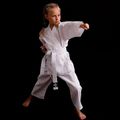 DBX BUSHIDO ARK-3102 karategi con cintura per bambini bianco 15
