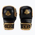 DBX BUSHIDO guanti da allenamento MMA in pelle nera Arm-2011D-L