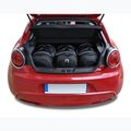 KJUST Alfa Romeo Mito Hatchback set di borse per il bagagliaio 2008-2018 3 pezzi nero. 11