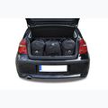 KJUST BMW 1 Hatchback set di borse per il bagagliaio 2004-2011 3 pezzi nero 13