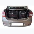 KJUST set di borse per bagagliaio Dacia Logan Limousine 2012-2020 5 pezzi nero 15