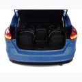 KJUST Ford Focus Hatchback 2011-2018 set di borse portabagagli 4 pezzi nero 17