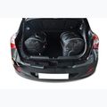Set di borse per bagagliaio KJUST Hyundai I30 Hatchback 2012-2016 4 pezzi nero 13