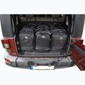 KJUST Jeep Wrangler 2007-2018 set di borse portabagagli 4 pezzi nero 14