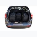 Kjust Set di borse portapacchi Kia Cee'D Kombi 2012-2018 4 pezzi nero 17
