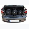 KJUST Kia Rio Limousine 2012-2016 set di borse per il bagaglio 4 pezzi nero. 14