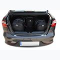 KJUST Kia Rio Limousine 2012-2016 set di borse per il bagaglio 4 pezzi nero. 15