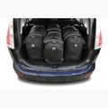 KJUST Mazda 5 Minivan 2005-2010 set di borse per il bagaglio 4 pezzi nero 10