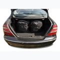 KJUST Mercedes-Benz CLK 2002-2010 set di borse per bagagliaio 4 pezzi nero 15