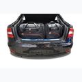 KJUST Skoda Superb Limousine 2008-2015 set di borse per il bagaglio 5 pezzi nero. 11