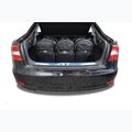 KJUST Skoda Superb Limousine 2008-2015 set di borse per il bagaglio 5 pezzi nero. 12