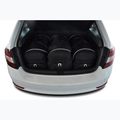 KJUST Skoda Rapid Spaceback set borse bagagliaio 2012+ 3 pezzi nero 8