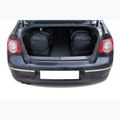 Set di borse per bagaglio KJUST Volkswagen Passat Limousine 2005-2010 5 pezzi nero. 19
