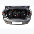 KJUST Mitsubishi Lancer Limousine set di borse per bagagliaio 2007-2016 4 pezzi nero. 11