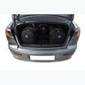 KJUST Mitsubishi Lancer Limousine set di borse per bagagliaio 2007-2016 4 pezzi nero. 12