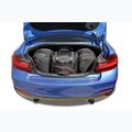 KJUST BMW 2 Coupe set di borse per il bagagliaio 2013-2021 4 pezzi nero 15