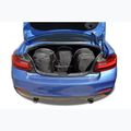 KJUST BMW 2 Coupe set di borse per il bagagliaio 2013-2021 4 pezzi nero 16