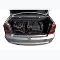 Set di borse per bagagliaio KJUST Opel Astra Cabrio 2001-2006 4 pezzi nero. 12