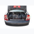 KJUST Skoda Superb Limousine 2001-2008 set di borse portabagagli 5 pezzi nero. 12