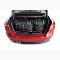 KJUST Jaguar XE 2015-2018 set di borse portabagagli 4 pezzi nero 16