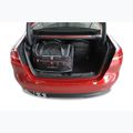 KJUST Jaguar XE 2015-2018 set di borse portabagagli 4 pezzi nero 17