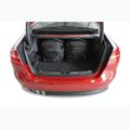 KJUST Jaguar XE 2015-2018 set di borse portabagagli 4 pezzi nero 18