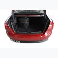 KJUST Jaguar XE 2015-2018 set di borse portabagagli 4 pezzi nero 19