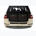 KJUST Mercedes-Benz M 2011-2015 set di borse per bagagliaio 5 pezzi nero 11
