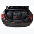 KJUST Mercedes-Benz C Limousine Set di borse per il bagaglio 2013-2021 4 pezzi nero 13