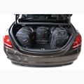 KJUST Mercedes-Benz C Limousine Set di borse per il bagaglio 2013-2021 4 pezzi nero 14