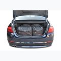 KJUST BMW 5 Limousine set di borse per bagagliaio 2010-2016 4 pezzi nero 14