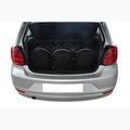 KJUST Volkswagen Polo 2009-2017 Set di borse per il bagagliaio 3 pezzi nero. 9
