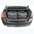 KJUST BMW 3 Limousine 2011-2018 set di borse portabagagli 4 pezzi nero 13