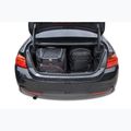 KJUST BMW 4 Coupe set di borse per il bagagliaio 2013-2020 4 pezzi nero 16
