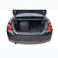 KJUST BMW 4 Coupe set di borse per il bagagliaio 2013-2020 4 pezzi nero 18