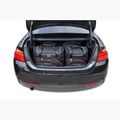 KJUST BMW 4 Coupe set di borse per il bagagliaio 2013-2020 4 pezzi nero 18