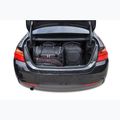KJUST BMW 4 Coupe set di borse per il bagagliaio 2013-2020 4 pezzi nero 19