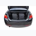 KJUST BMW 4 Coupe set di borse per il bagagliaio 2013-2020 4 pezzi nero 20