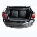 KJUST Jaguar Xf Limousine 2015-2020 set di borse portabagagli 4 pezzi nero 17