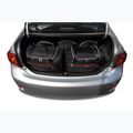 KJUST Toyota Corolla Limousine 2007-2014 set di borse per il bagaglio 5 pezzi nero. 16