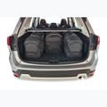 KJUST Subaru Forester 2018+ set di 4 borse per bagagli nero. 14