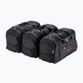 KJUST Set di borse per bagagliaio Skoda Roomster 2006-2015 3 pezzi nero.