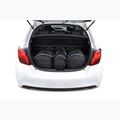 KJUST Toyota Yaris 2011-2020 set di borse per il bagagliaio 3 pezzi nero 14
