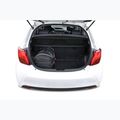 KJUST Toyota Yaris 2011-2020 set di borse per il bagagliaio 3 pezzi nero 16