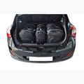 Set di borse per il bagaglio KJUST Hyundai I30 Hatchback 2012-2016 3 pezzi nero 14
