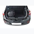 Set di borse per il bagaglio KJUST Hyundai I30 Hatchback 2012-2016 3 pezzi nero 16